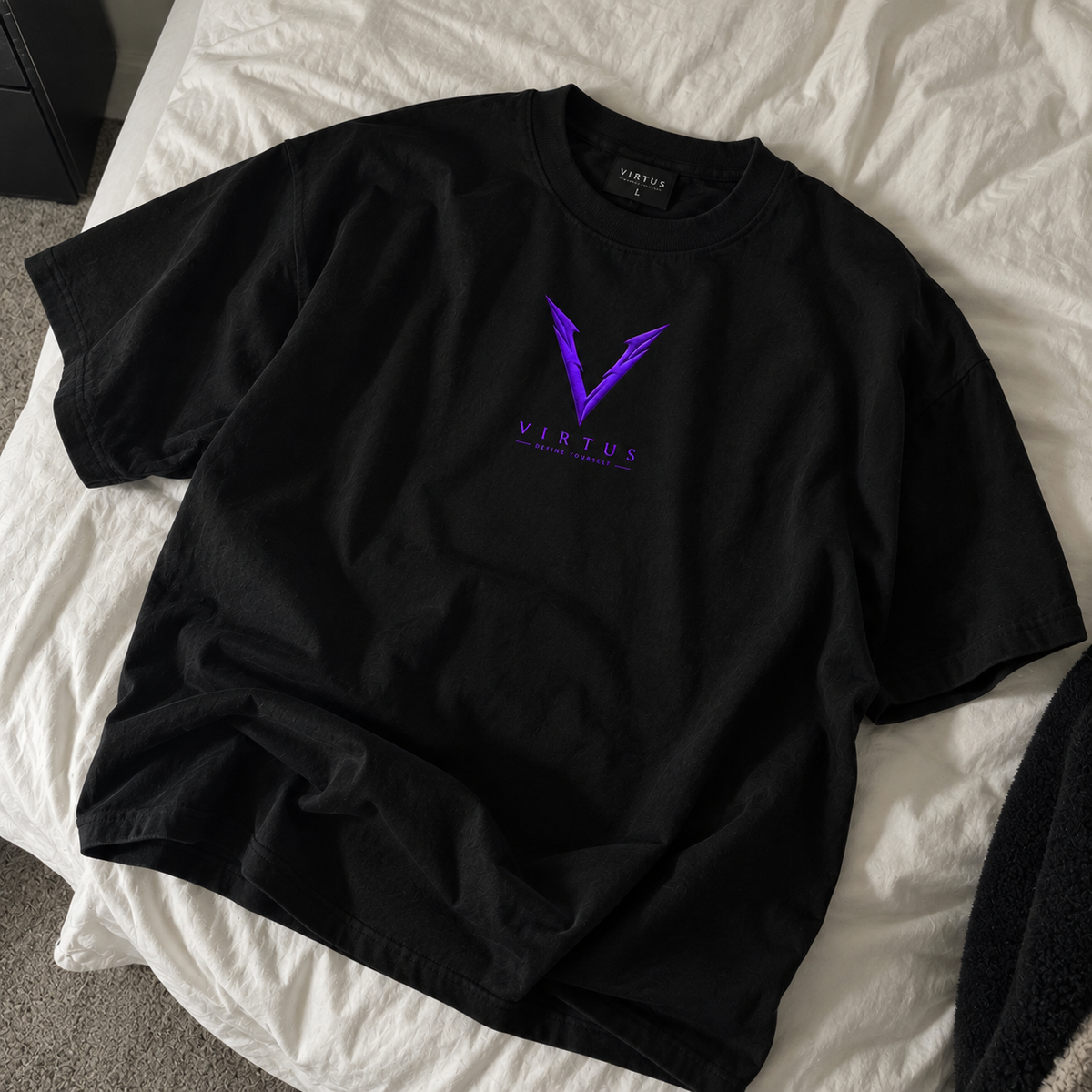 Virtus x Oversized High Neck T-shirt