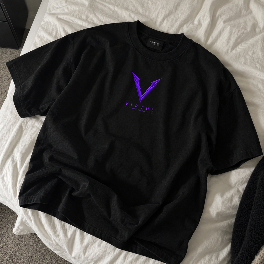 Virtus x Oversized High Neck T-shirt